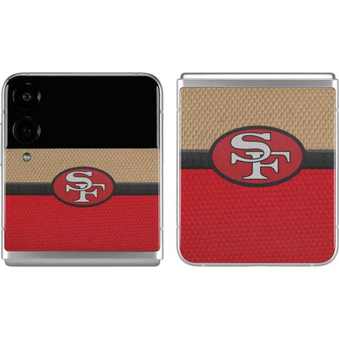 NFL San Francisco 49ers Vintage Galaxy Z Flip4 5G Skin